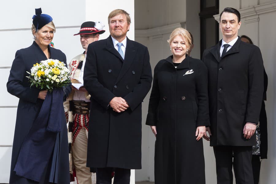 Holandský kráľovský pár na návšteve Slovenska