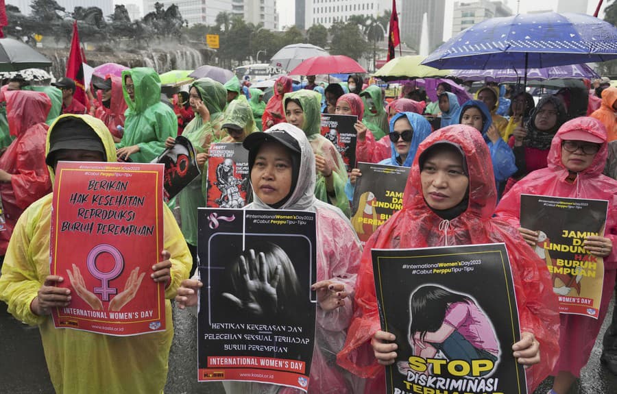 Protesty za ženské práva v Indonézii