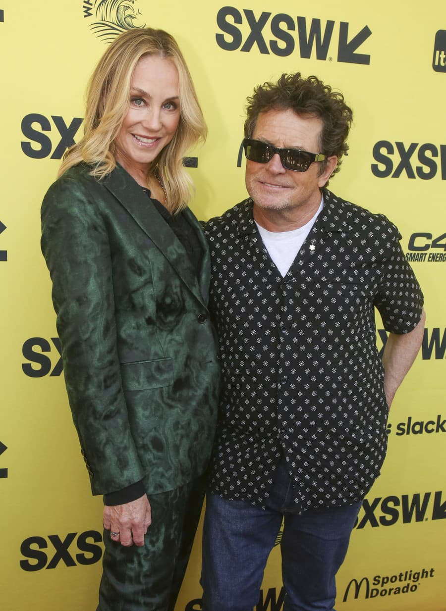 Michael J. Fox dorazil na premiéru svojho filmu s manželkou Tracy Pollan