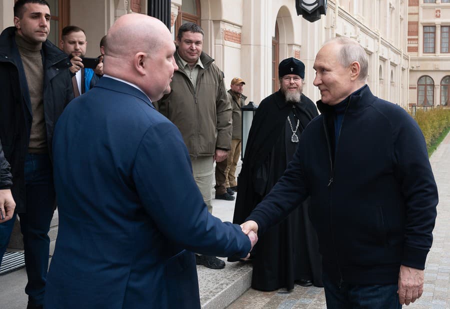 Putin na návšteve Krymu