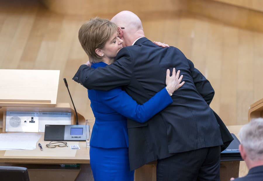 Nicola Sturgeonová mala v škótskom parlamente posledné vystúpenie vo funkcii premiérky