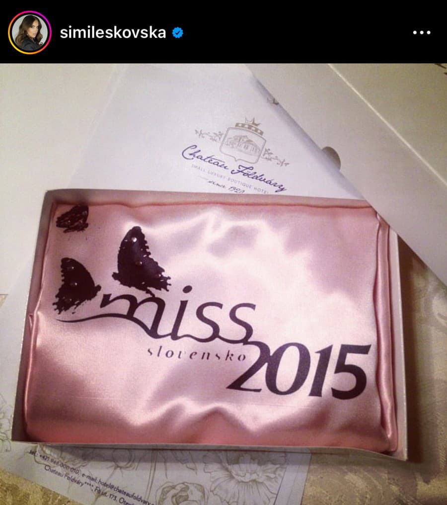 Simona Leskovská súťažila ako Miss Slovensko v roku 2015 