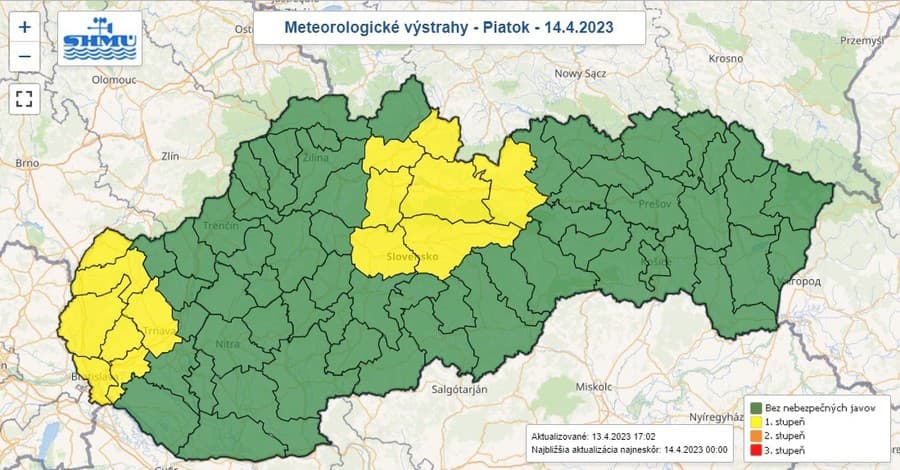 Západ Slovenska môžu v