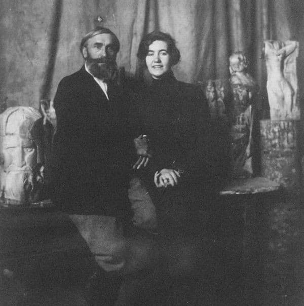 Margarita na svadobnej fotografii s manželom Sergejom
