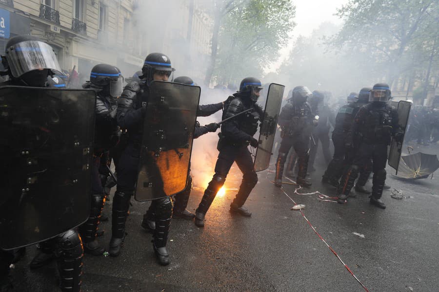 Protest vo Francúzsku