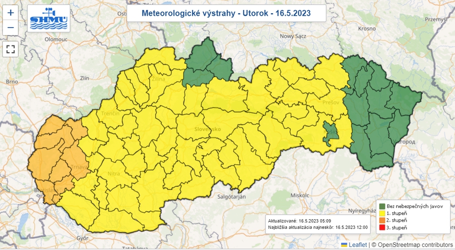 Dážď bičuje Slovensko: Najintenzívnejšie