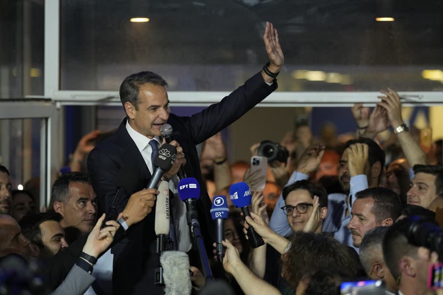 Kyriakos Mitsotakis, víťaz nedeľňajších parlamentných volieb