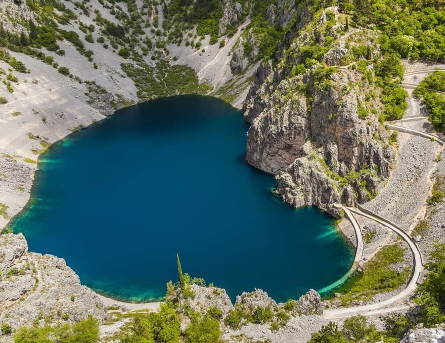 Imotski: Modré jazero