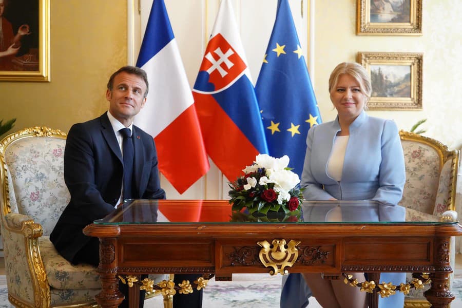 Na Slovensko dorazil Macron: