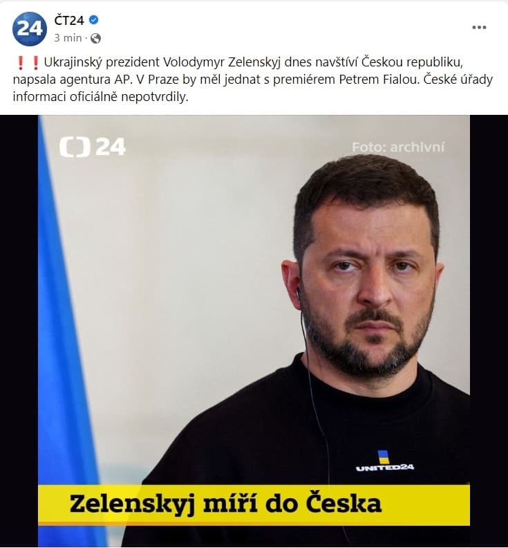 MIMORIADNE Prezident Volodymyr Zelenskyj