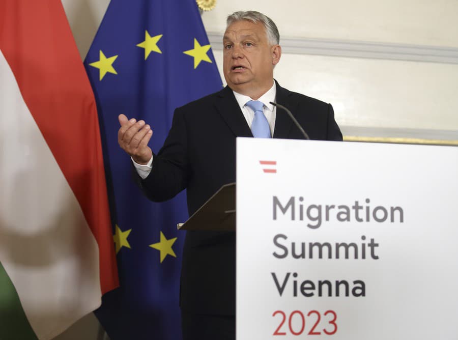 Viktor Orbán na migračnom summite