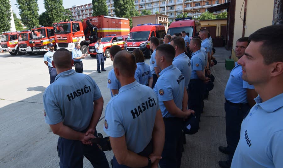 Slovenskí hasiči odišli na medzinárodné poľné cvičenie do Moldavska