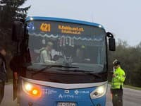 Vodiči autobusov v Dolnom Kubíne podstúpili kontrolu dychovej skúšky. 