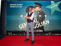 Juraj Bača na premiére filmu Generál Golian