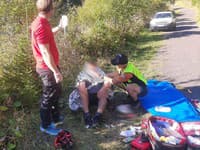Vážny pád v Žiarskej doline: Cyklista utrpel úraz hlavy, na mieste zasahovali horskí záchranári