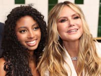 Heidi Klum a Lou Sulola Samuel 