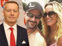 Boris Kollár a Martina Sabattini s manželom Rorym