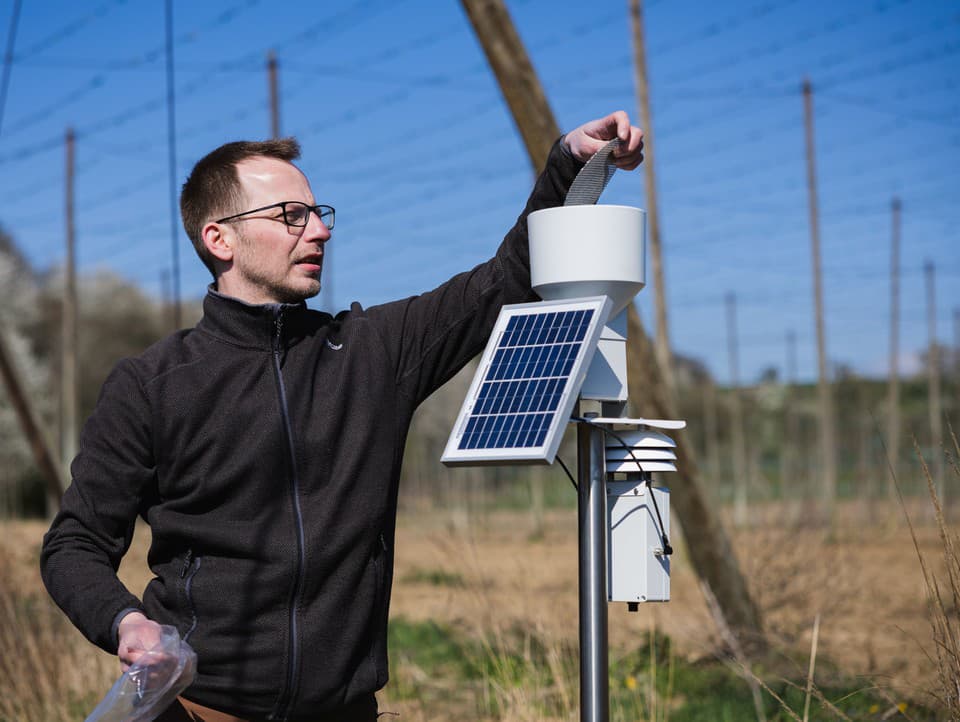 Inštalácia meteostanice (Zdroj: Plzeňský