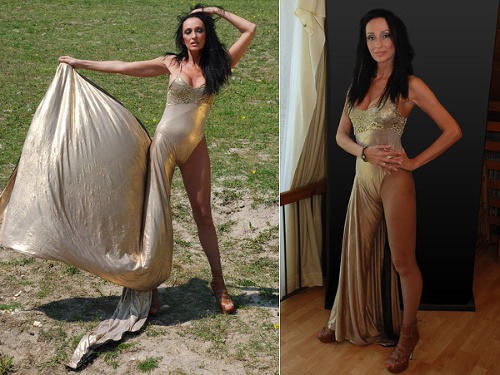 Sisa v dráždivom outfite. Sisa v dráždivom outfite.