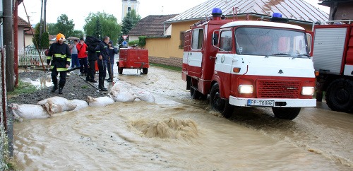 Záplavy v Spišskom Štiavniku Záplavy v Spišskom Štiavniku