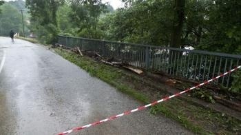 Záplavy v obci Píla Záplavy v obci Píla