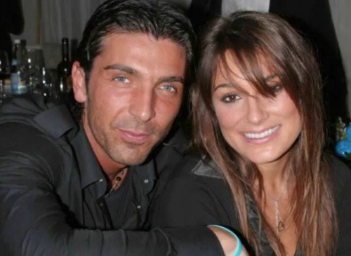 Gianluigi Buffon a Alena Šeredová