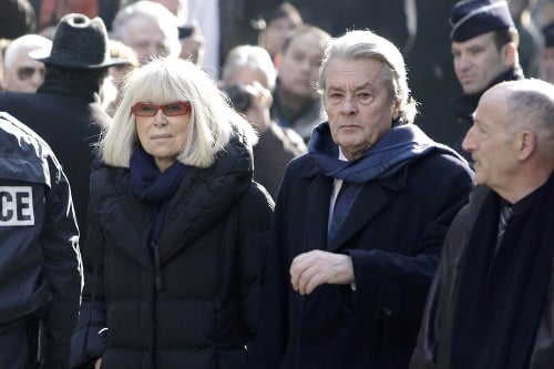 Mireille Darc a Alain Delon