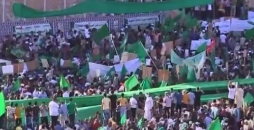 Priaznivci Kaddáfího v Tripolise