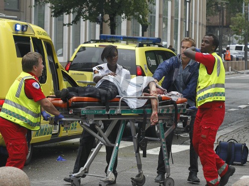 Zranení po výbuchu v Osle