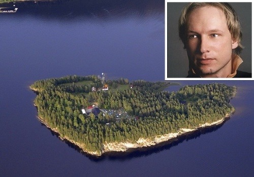 Ostrov Utöya a Anders Breivik