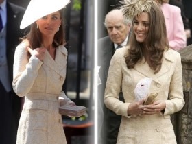 Kate Middleton na svadbe Kate Middleton na svadbe