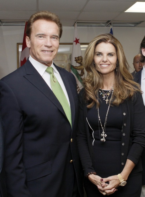 Arnold Schwarzenegger so ženou Mariou