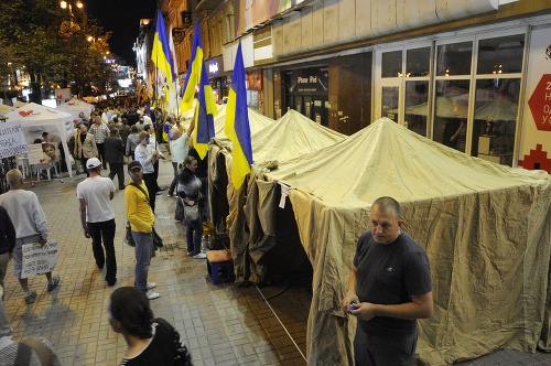 Protest za prepustenie Tymošenkovej