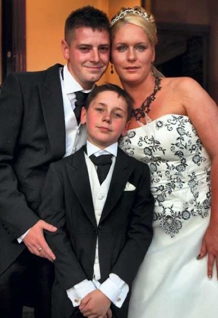 Michael, Cheryl a ich syn Liam