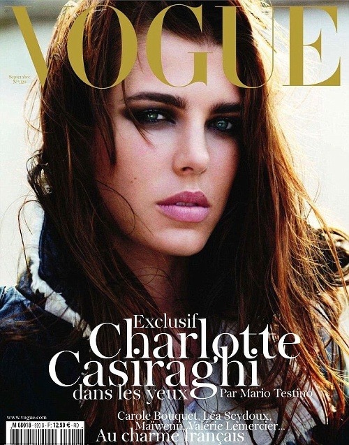 Charlotte Casiraghi na titulnej Charlotte Casiraghi na titulnej