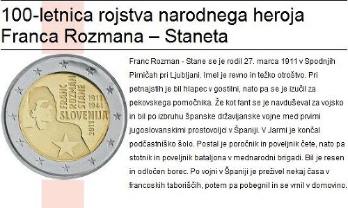 Slovinská pamätná eurominca