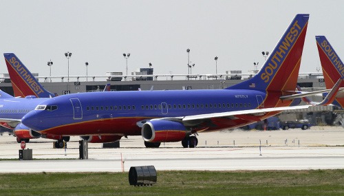 Zvláštne znaky sa objavii na boeingoch spoločnosti Southwest Airlines