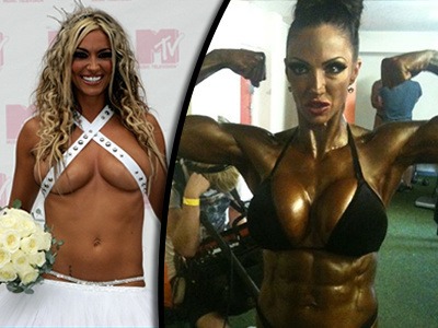 Jodie Marsh sa z obdarenej modelky zmenila na kulturistku.