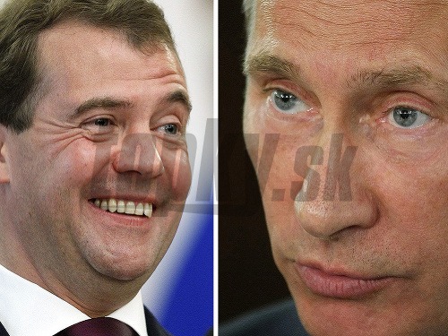 Dmitrij Medvedev a Vladimír Putin