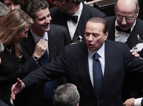 Silvio Berlusconi po hlasovaní