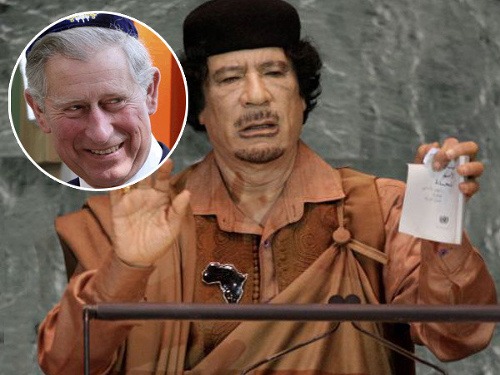 Charles Kaddáfímu dával najavo svoju priazeň
