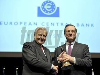 Jean-Claude Trichet a Mario Draghi