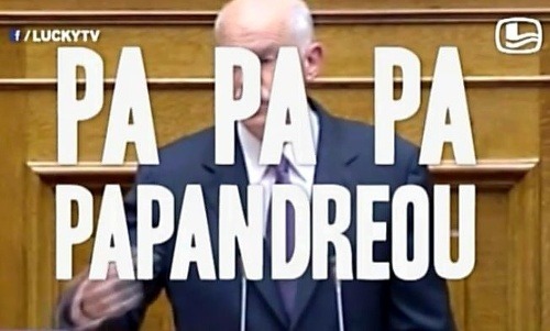 Papandreu sa stal terčom neznámeho vtipálka