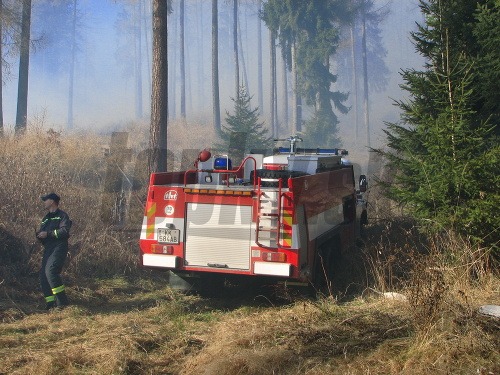 Hasičom sa v stredu podarilo zlikvidovať lesný požiar nad obcou Spišské Bystré.