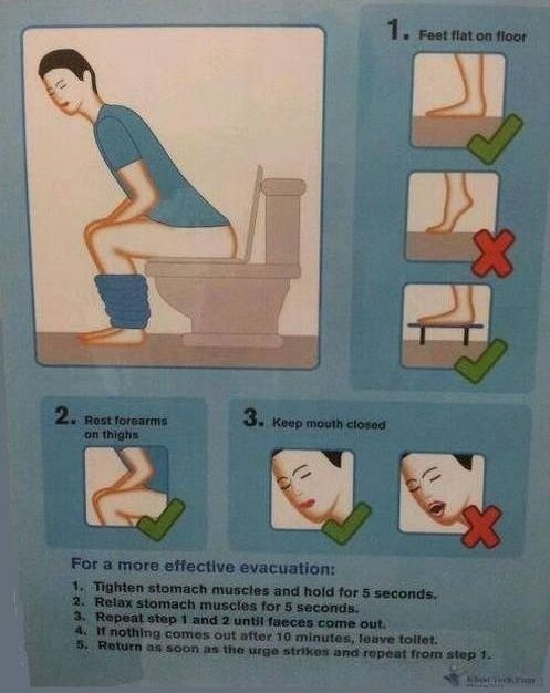 Dôležité je aj správne sedenie na toalete