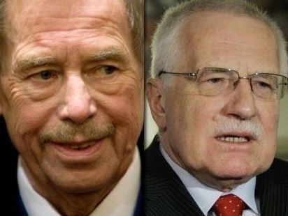 Václav Havel a Václav Klaus