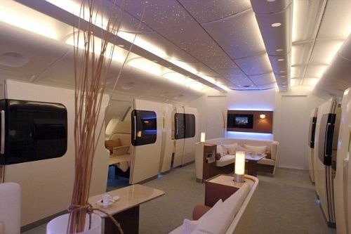 Luxus v Airbuse: Kabíny