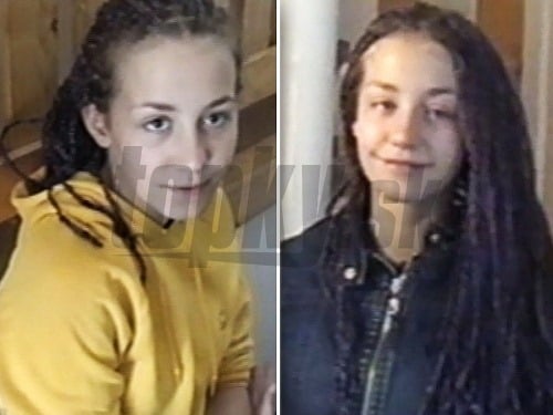 Šestnásťročná Hanychová v dobe, kedy brala drogy.