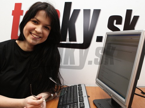 Kristína Povodová na online rozhovore v topkách.
