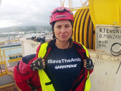 Lucy Lawless protestuje spolu s Greenpeace